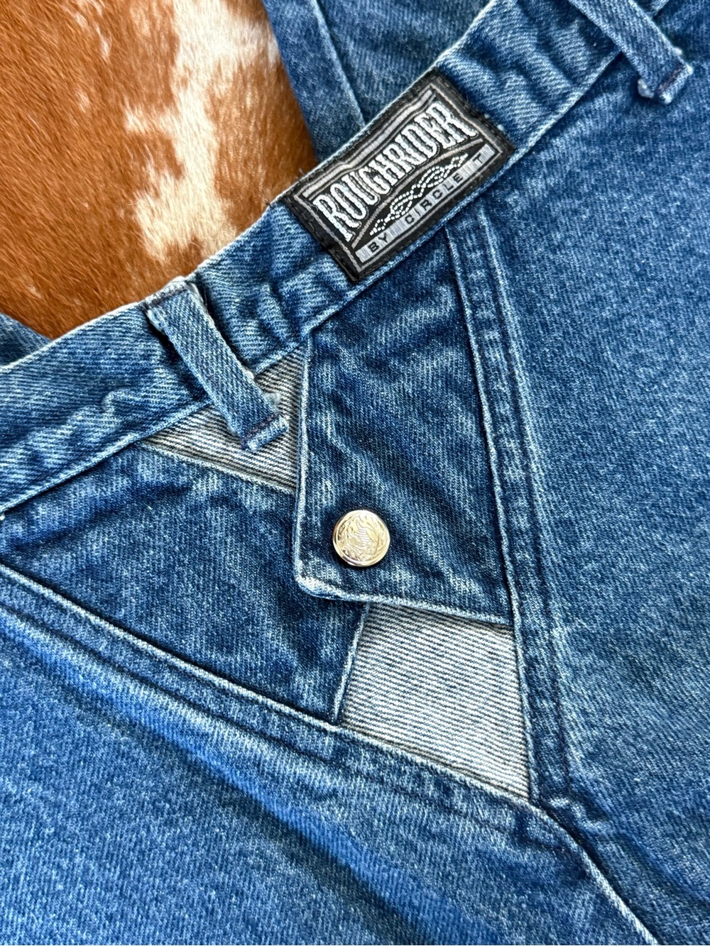 VINTAGE 90s Roughrider Women's Straight-Leg western Jeans